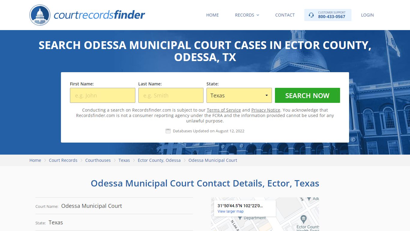 Odessa Municipal Court Case Search - Ector County, TX ...